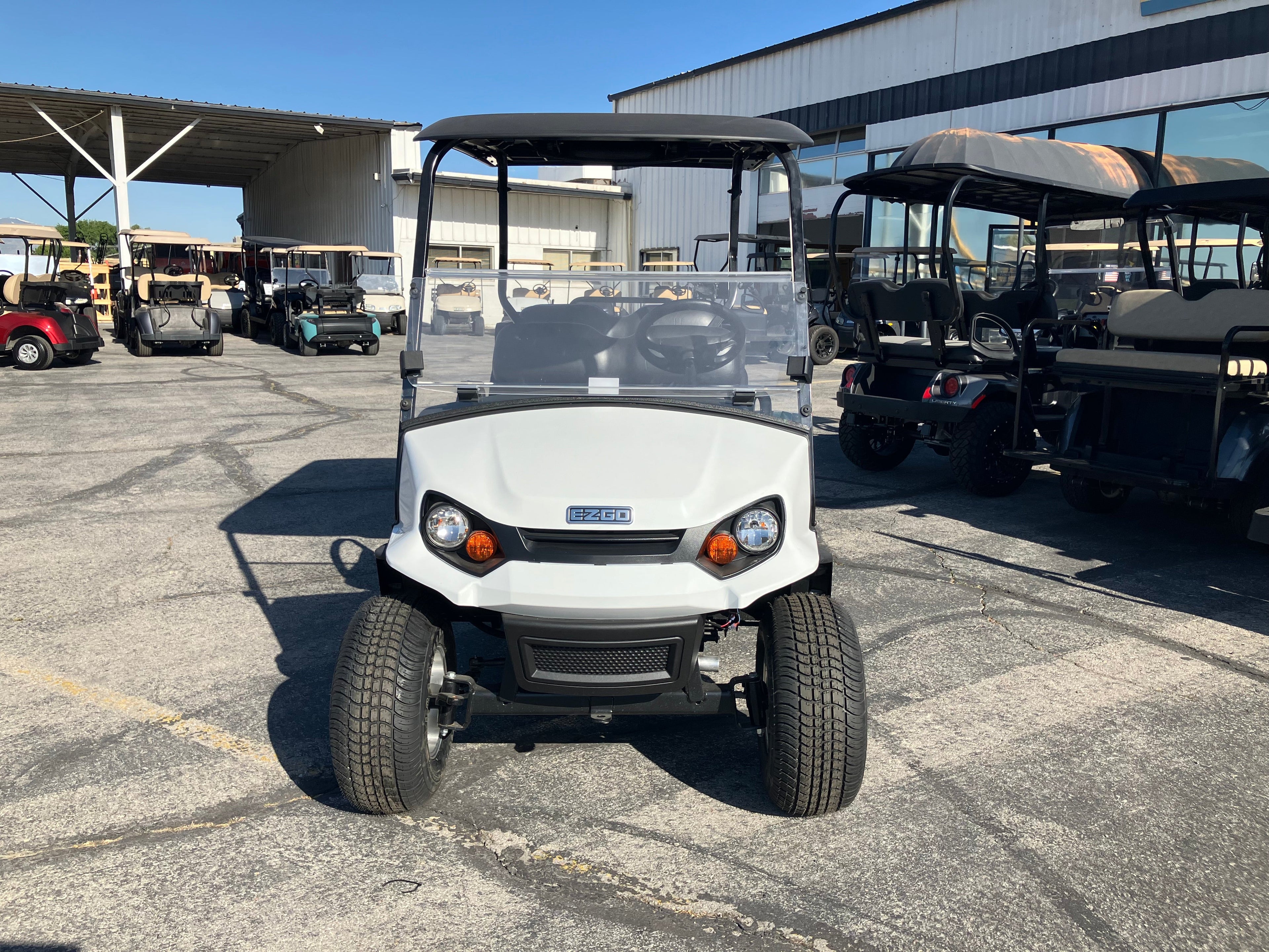 New White 2024 EZGO Valor 6 Electric- 6-Passenger Golf Cart- Closeout Pricing