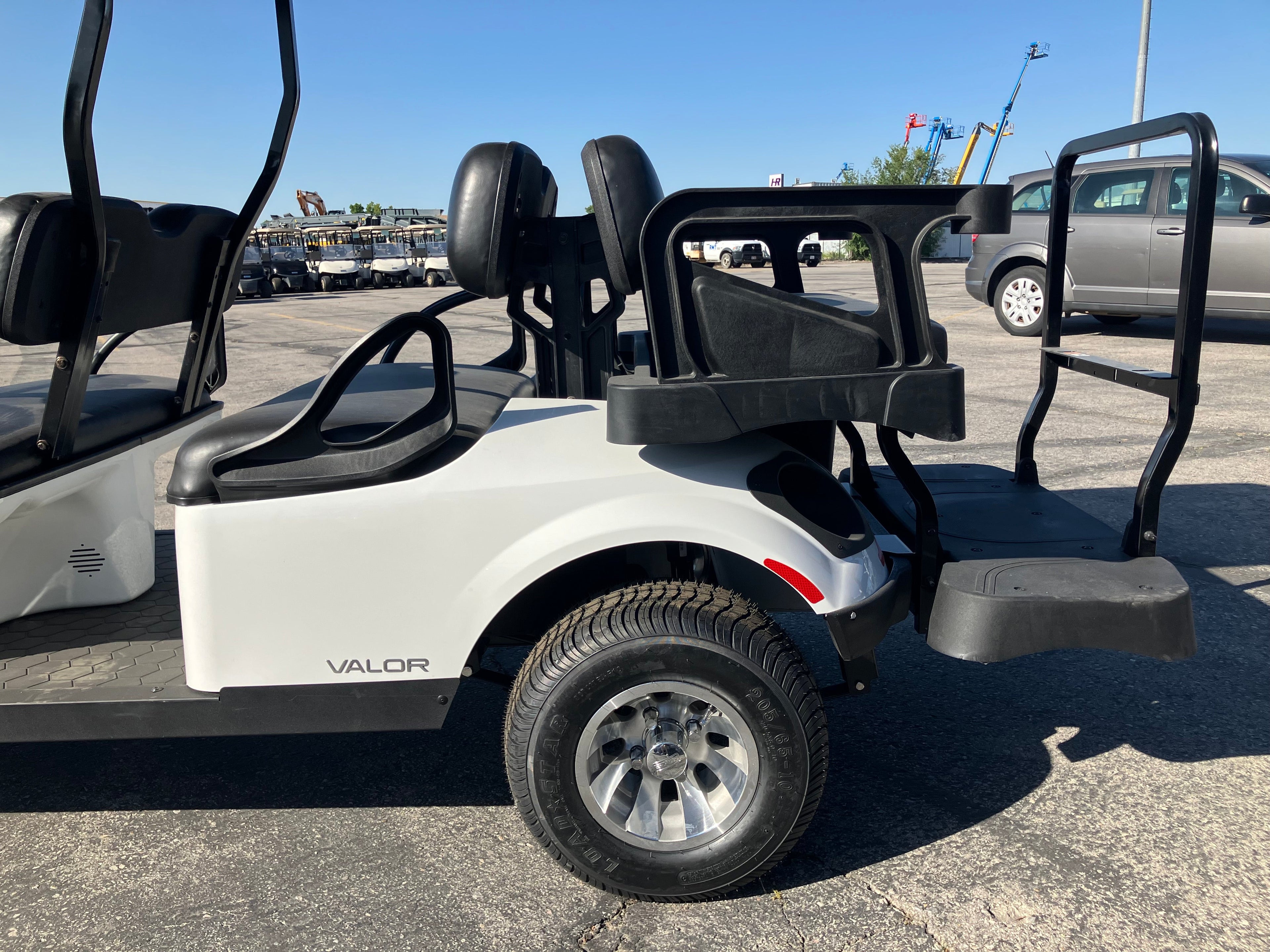 New White 2024 EZGO Valor 6 Electric- 6-Passenger Golf Cart- Closeout Pricing