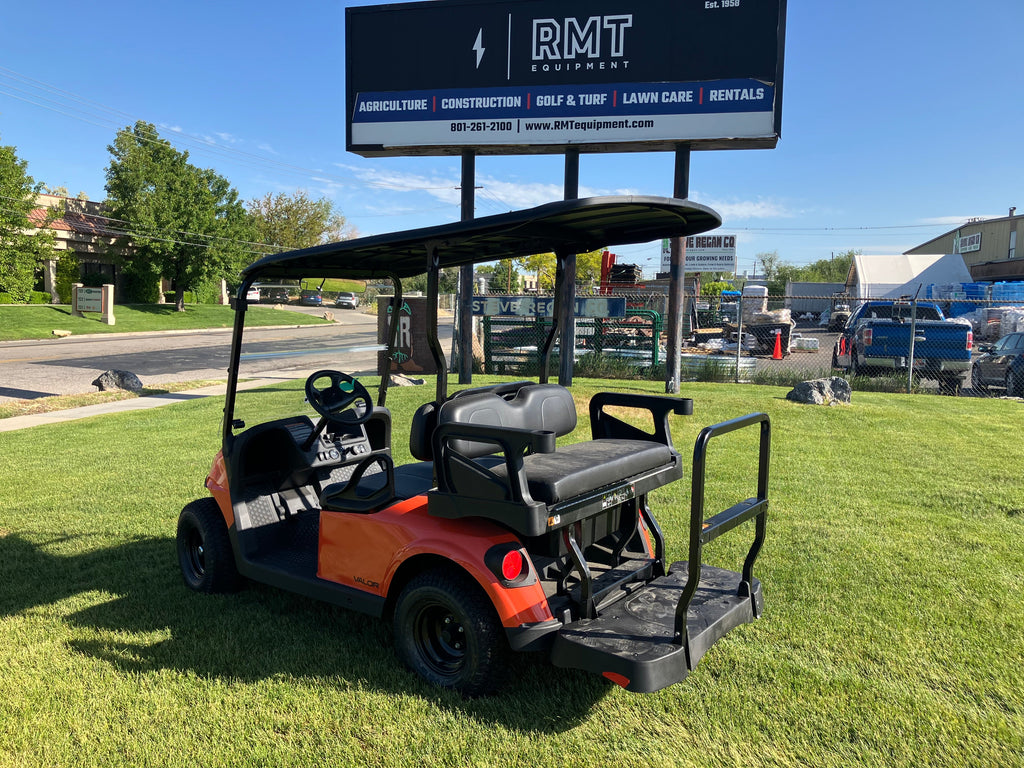 2025 EZGO VALOR 4- Lead Acid Electric- Orange Color- Closeout price