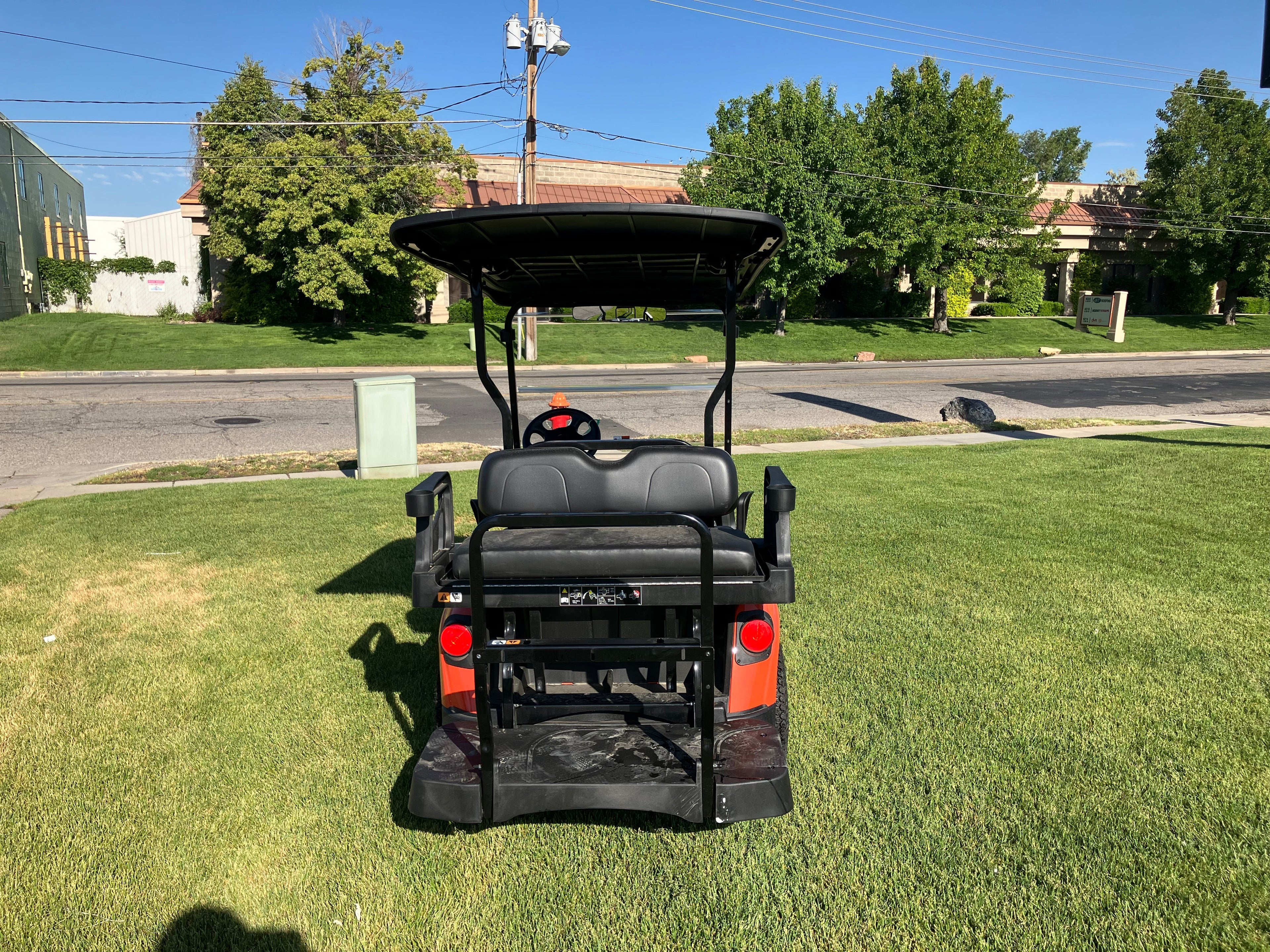 2025 EZGO VALOR 4- Lead Acid Electric- Orange Color- Closeout price