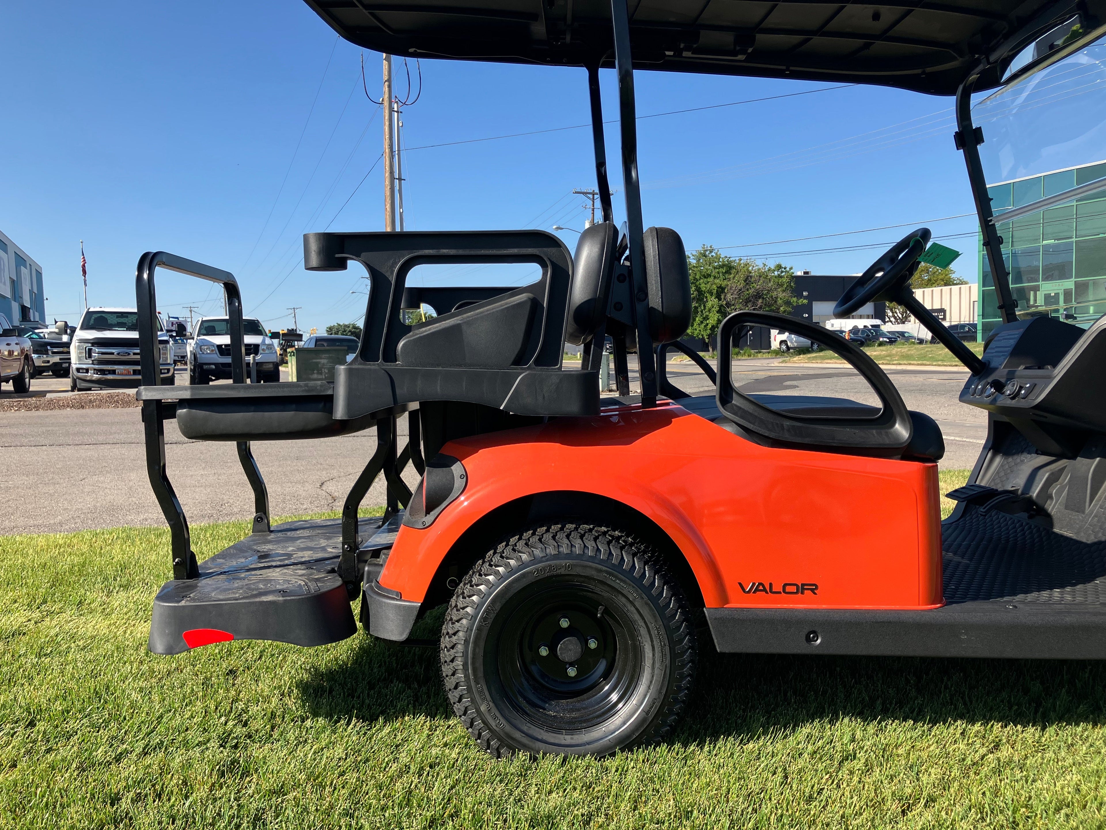 2025 EZGO VALOR 4- Lead Acid Electric- Orange Color- Closeout price