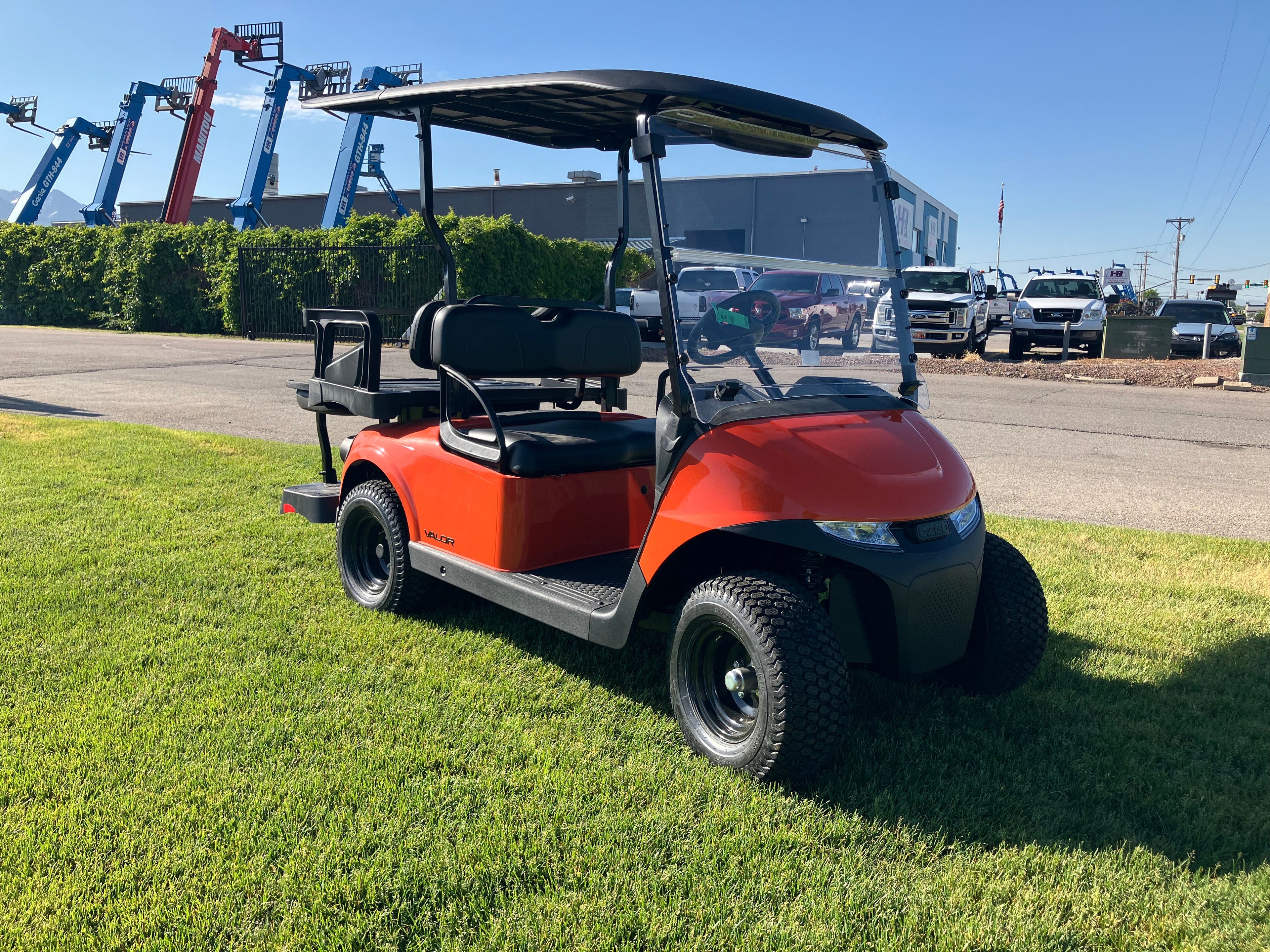 2025 EZGO VALOR 4- Lead Acid Electric- Orange Color- Closeout price