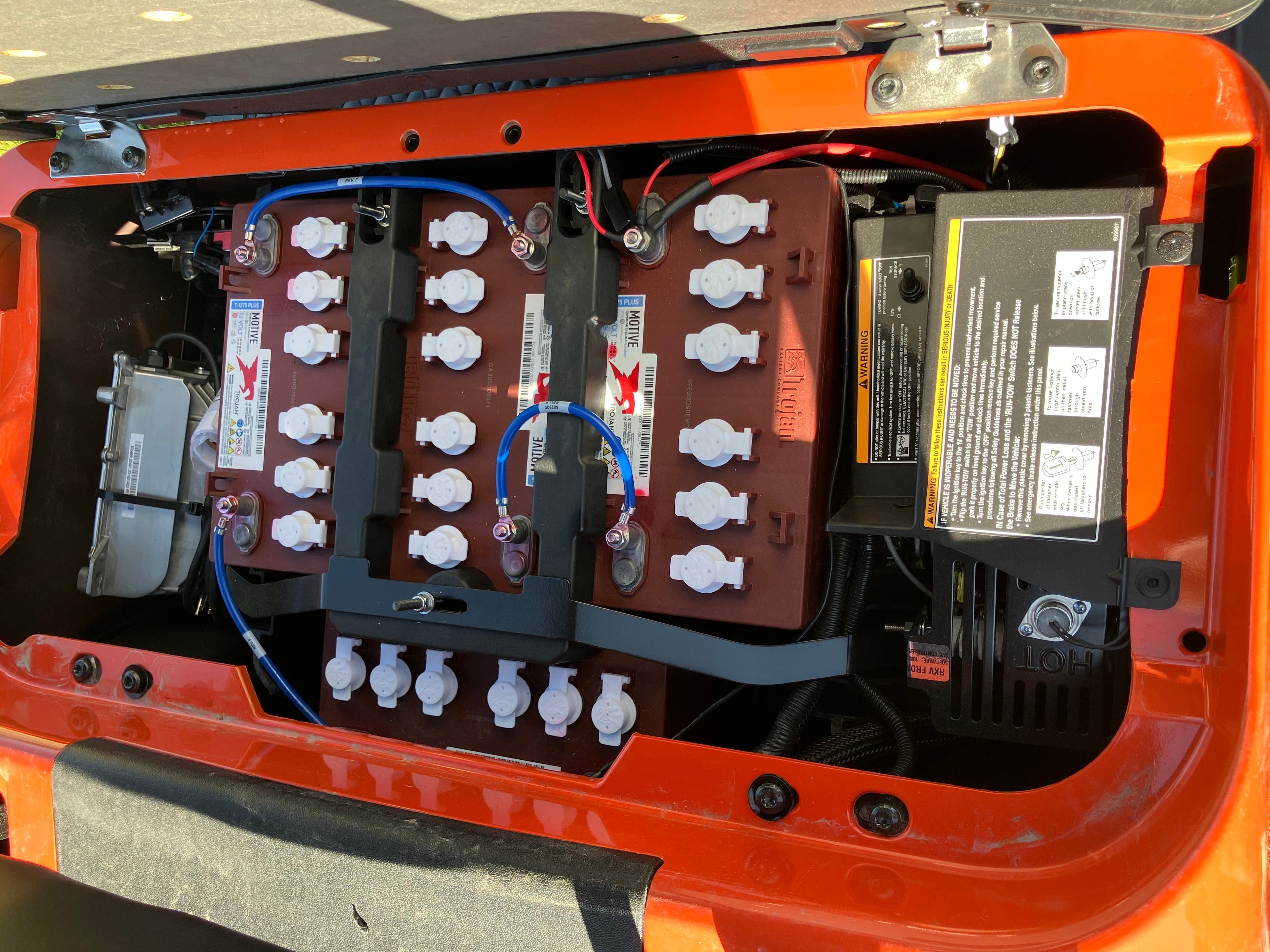 2025 EZGO VALOR 4- Lead Acid Electric- Orange Color- Closeout price