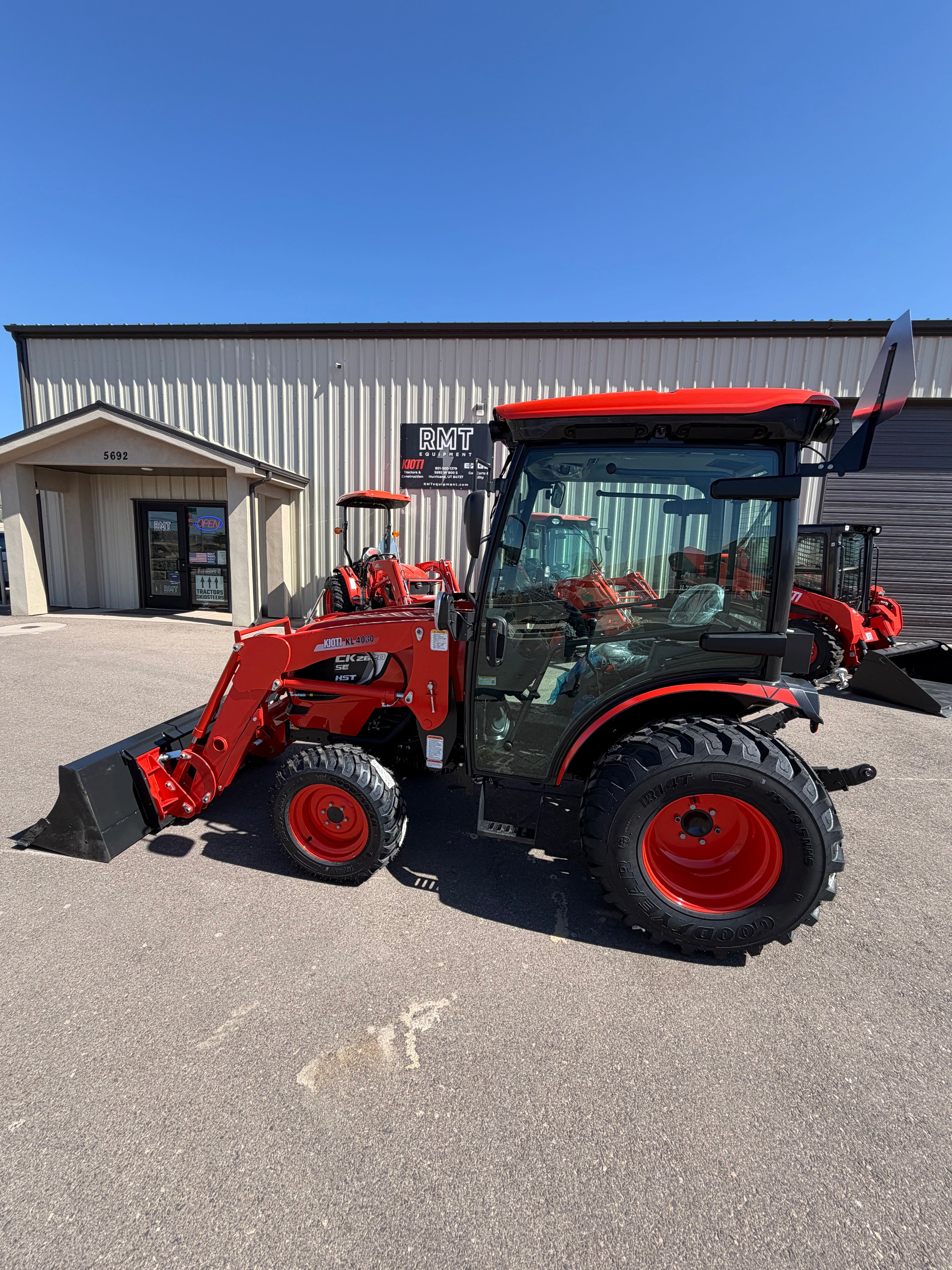 #6 New 2026 KIOTI CK2620SE HST Cab **0% financing available**