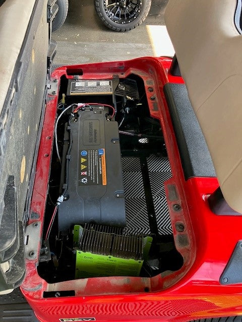 Refurbished RED EZGO RXV ELiTE Golf Cart – Now Available in Salt Lake City