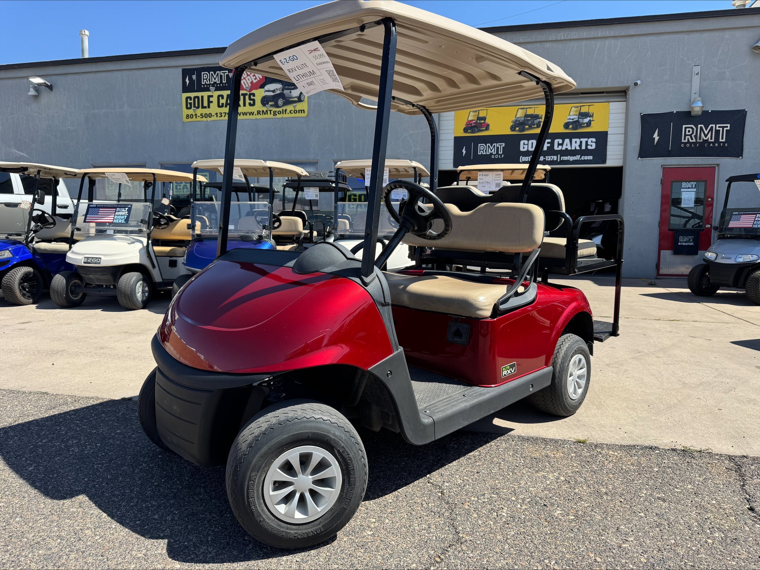 2019 EZGO RXV ELiTE Lithium Golf Cart