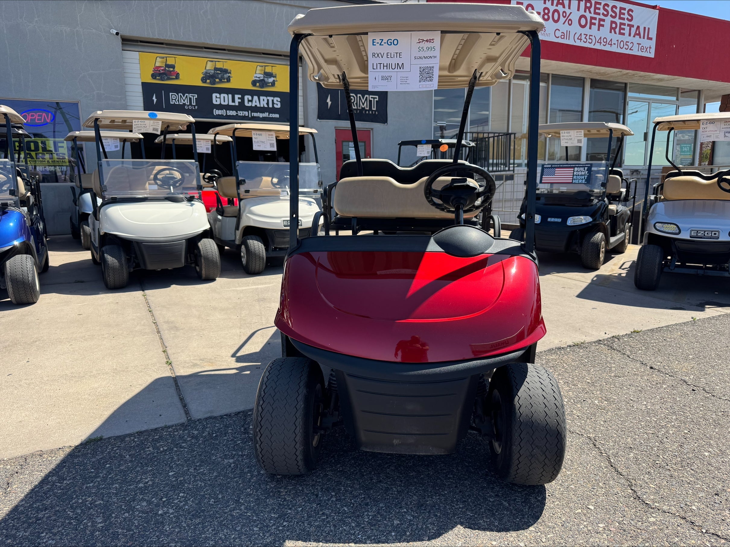 2019 EZGO RXV ELiTE Lithium Golf Cart
